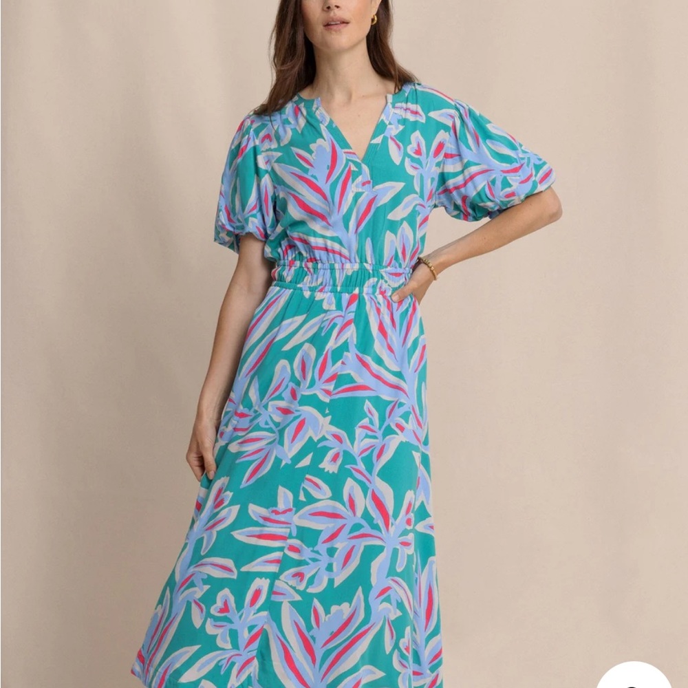 EUC Southern Tide Penni Vintage Gardens Midi Dress
